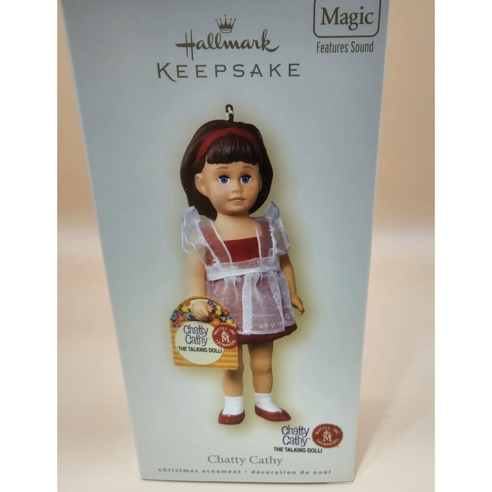 2007 Hallmark Keepsake CHATTY CATHY Magic Sound Ornament w Box